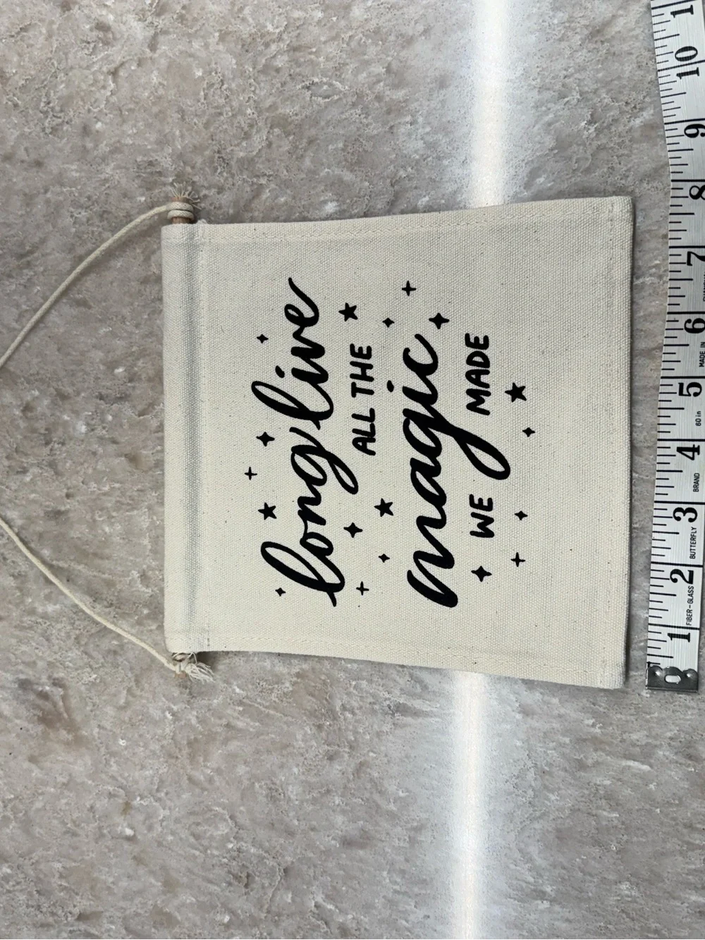TS Long Live All The Magic We Made Canvas Hang Sign | Speak Now Canvas Banner
